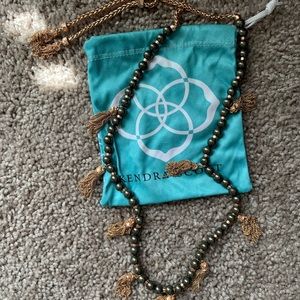 Kendra Scott Vanina Necklace in Pyrite